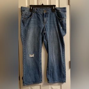 C. Pink : Celebrity Pink- Denim Blue Jeans, Distressed, Size 22